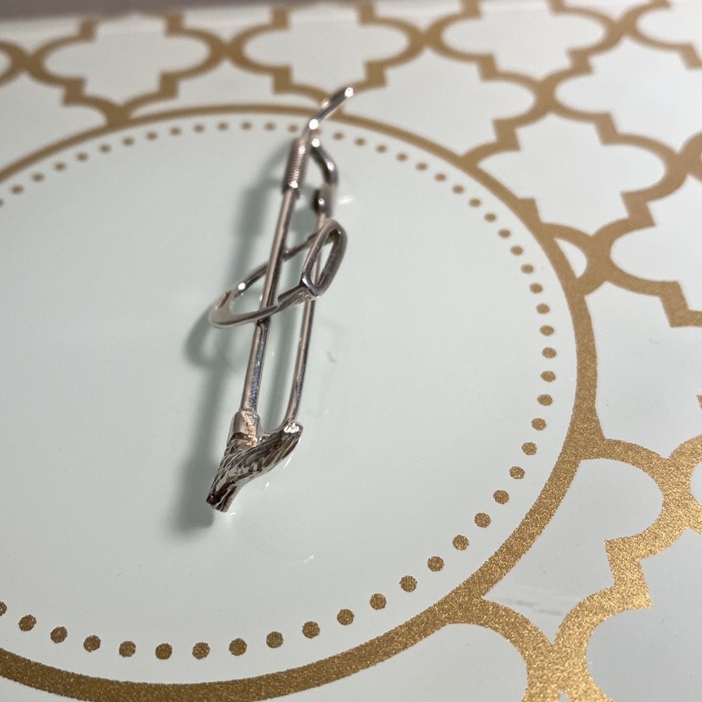 Gucci Stirrup & Switch Brooch Vintage - Picture 4 of 5